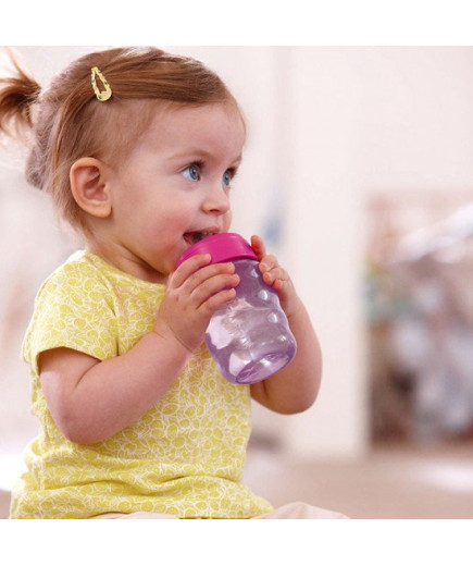 Philips AVENT Чаша за лесен преход без дръжки 9м+, 260 мл, розова SCF553/03