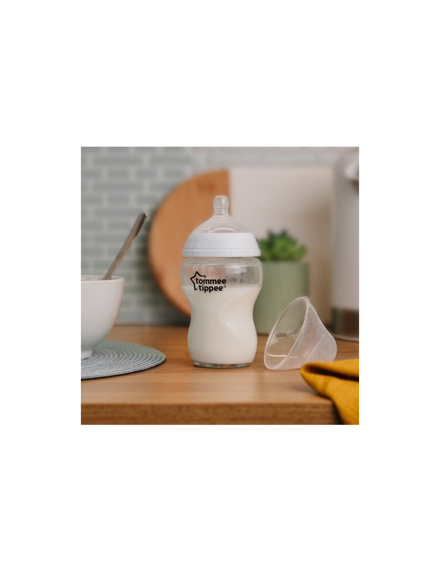 Самостерилизиращо се стъклено шише за хранене...