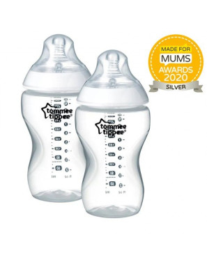 Комплект от 2 броя бебешки шишета за хранене Tommee...