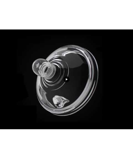 Комплект от 2 броя Биберони Tommee Tippee Natural Start FAST FLOW (бърз поток), 3 капки, подходящи за бебета на възраст 6+ месец