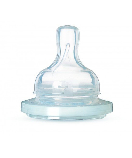 Опаковка от 2бр. Биберони Philips AVENT Classic+ Anti-colic SCF636/27, за гъсти храни с Y-образен прорез 6м+