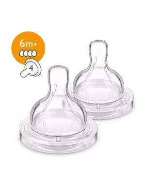 Биберони Philips AVENT Classic+ Anti-colic FAST 6м+, 2...