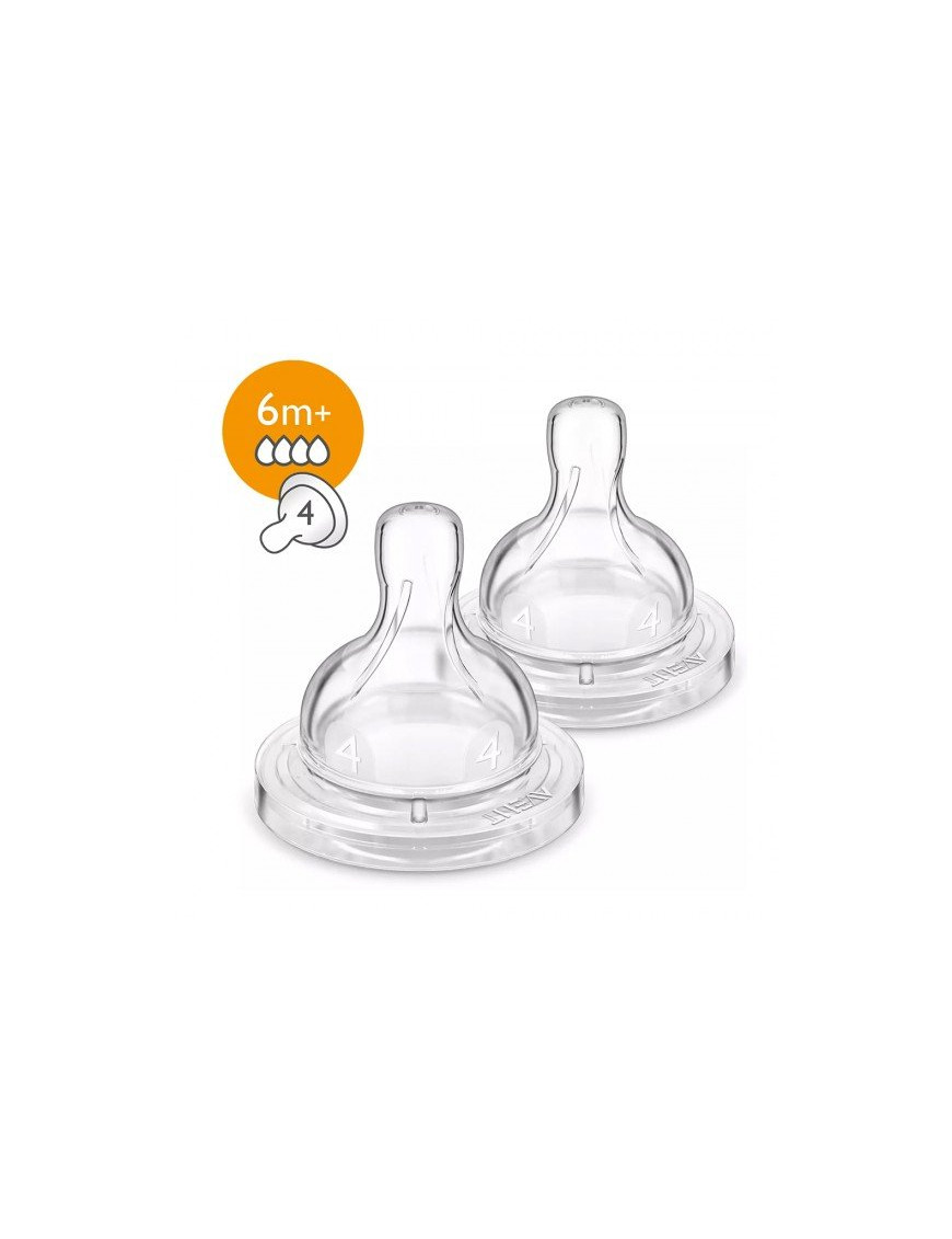 Биберони Philips AVENT Classic+ Anti-colic FAST 6м+, 2 бр./оп. SCF634/27
