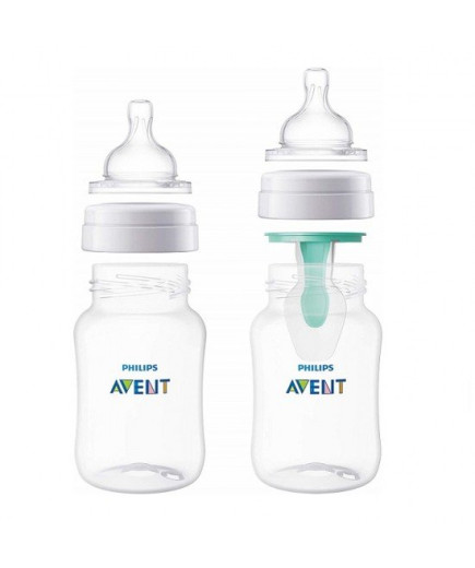 Биберони Philips AVENT Classic+ Anti-colic FAST 6м+, 2 бр./оп. SCF634/27