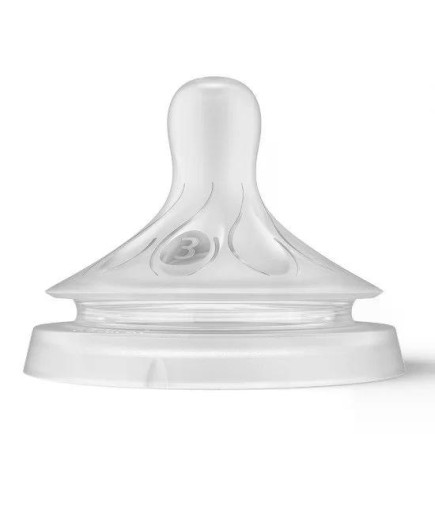 Комплект от 2 бр. Биберони без протичане Philips AVENT Natural Response SCY963/02, Поток 3, 1м+