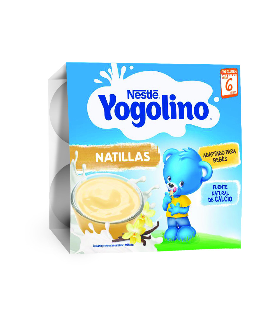 Nestlé YOGOLINO Ванилия млечен десерт, от 6-ия месец, 100g (4бр. в опаковка)