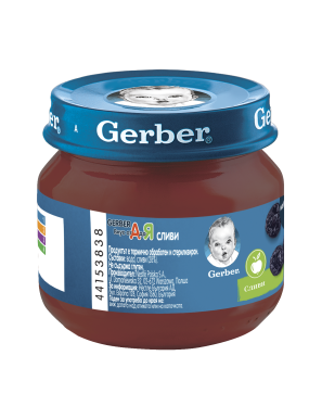Gerber Храна за бебета, Пюре от сливи, моето 1-во пюре,... 2
