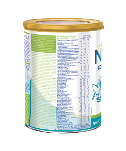 Nestlé® NAN ® Comfortis 1,от момента на раждането, Висококачествено обогатено мляко на прах за кърмачета, 800g, метална кутия