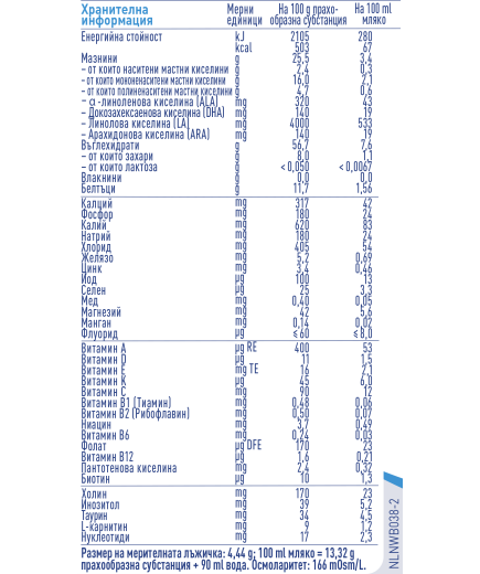 Nestlé® NAN® Без Лактоза, от момента на раждането, Висококачествено обогатено мляко на прах за кърмачета, 400g, метална кутия