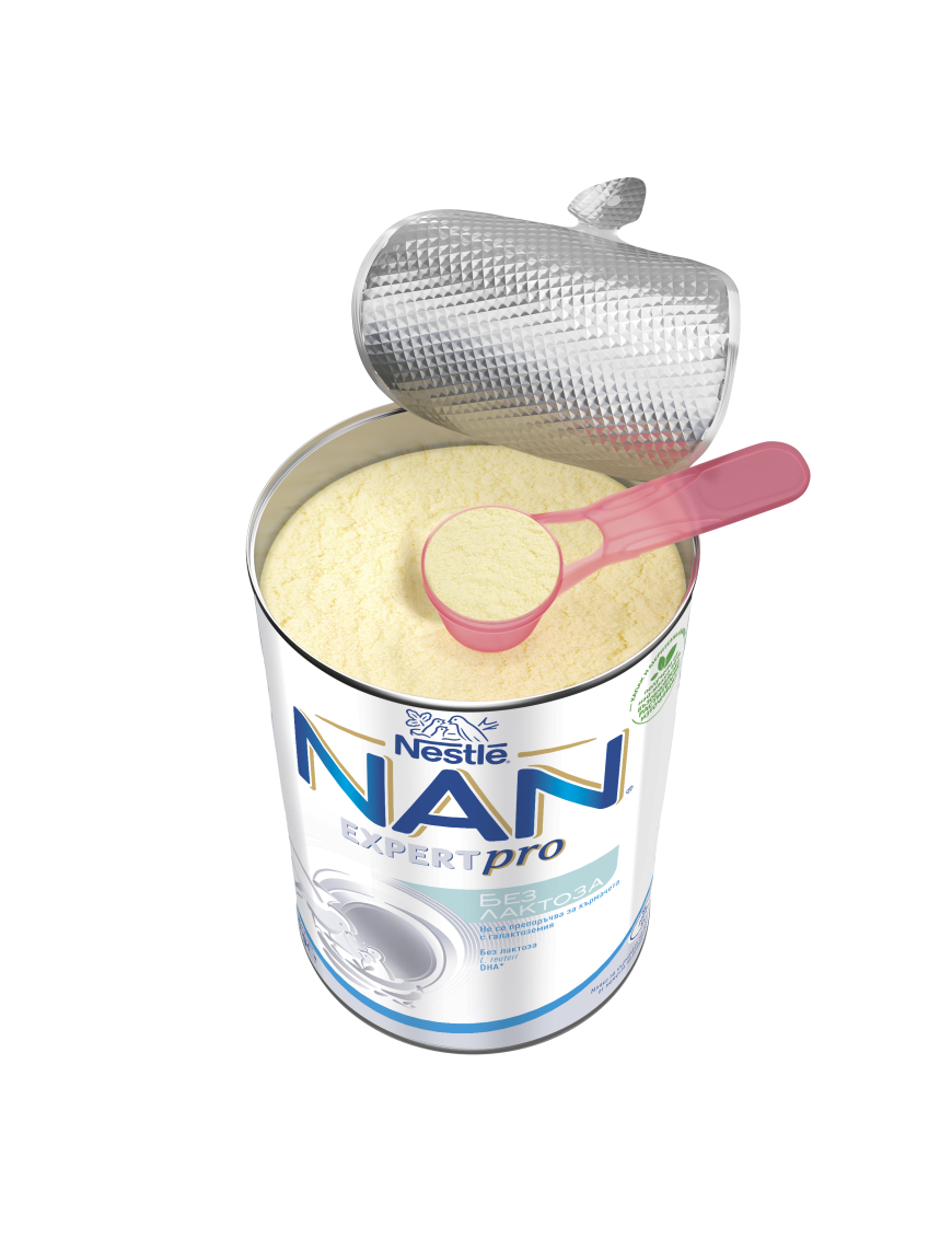 Nestlé® NAN® Без Лактоза, от момента на...
