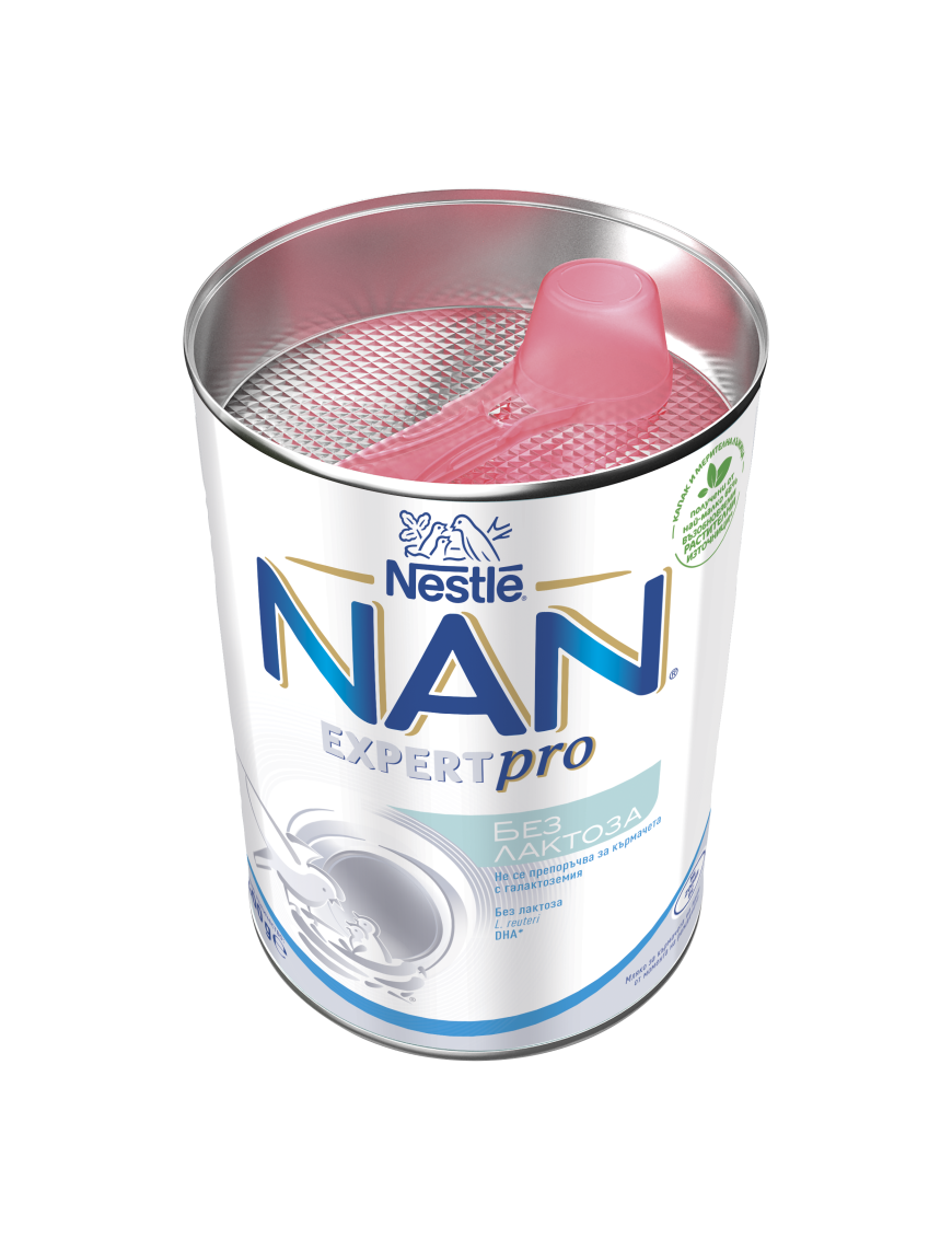 Nestlé® NAN® Без Лактоза, от момента на...