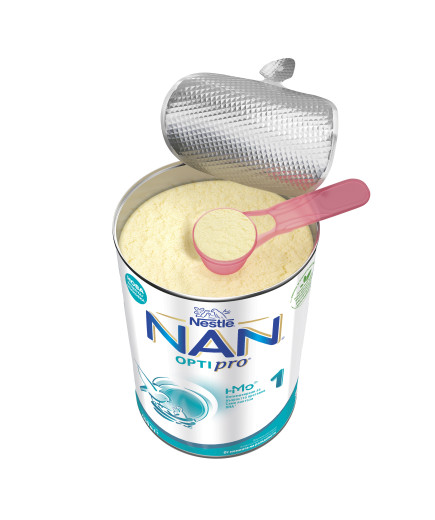 Nestlé NAN OPTIPRO 1 HM-O, От раждането, Обогатено мляко за кърмачета на прах, кутия, 400 гр