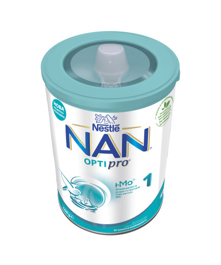 Nestlé NAN OPTIPRO 1 HM-O, От раждането, Обогатено мляко за кърмачета на прах, кутия, 400 гр
