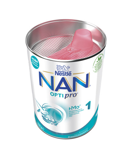 Nestlé NAN OPTIPRO 1 HM-O, От раждането, Обогатено мляко за кърмачета на прах, кутия, 400 гр