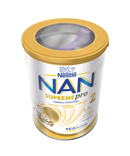 Nestlé NAN SUPREME 2, 6+ месеца, Обогатено преходно мляко на прах, кутия, 800g