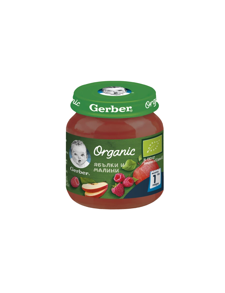 GERBER® Organic, Храна за бебета, Ябълки и...