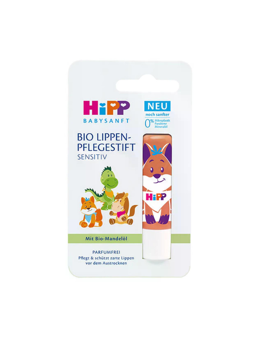 HIPP BABYSANFT 90210 Био, балсам за устни, 0.05гр.