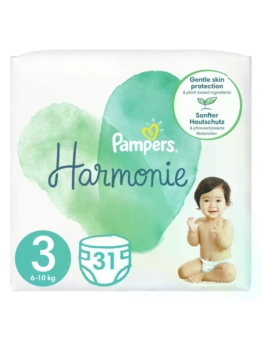 PAMPERS Harmonie Миди, пелени, S3, 31бр.