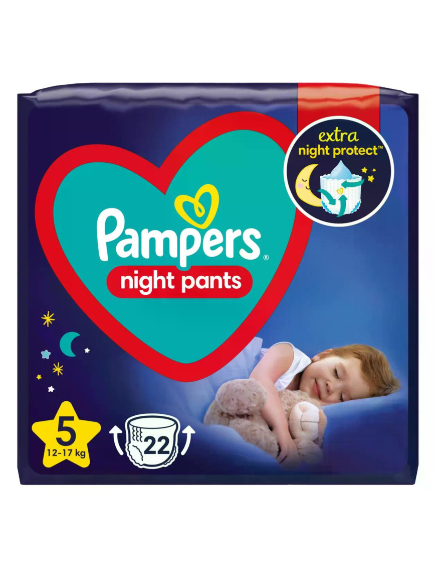 PAMPERS Night VP, гащички, S5, 22бр.