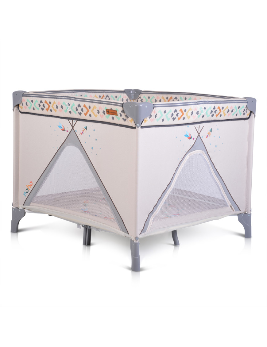 Детска кошара за игра Boho бежов