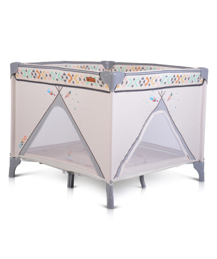 Детска кошара за игра Boho бежов