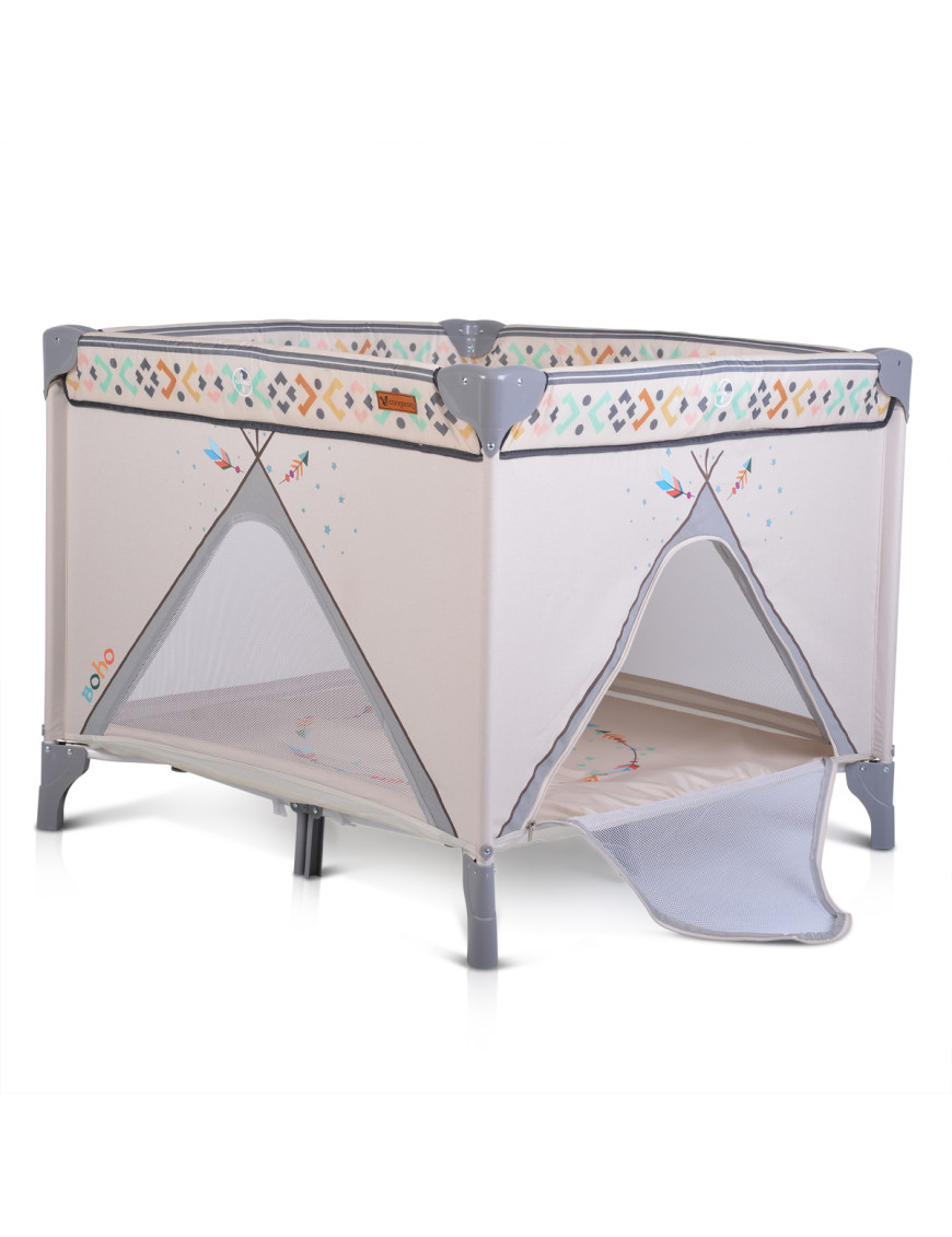 Детска кошара за игра Boho бежов