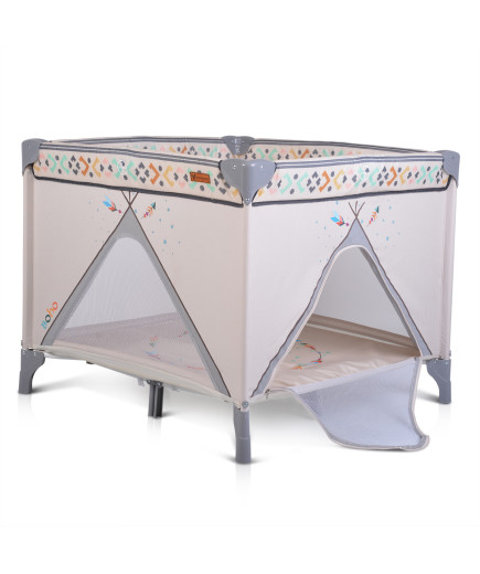 Детска кошара за игра Boho бежов