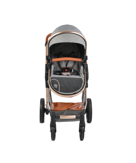 Комбинирана детска количка Alma тъмносив