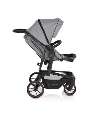 Комбинирана детска количка Ellada 2в1 сив 2