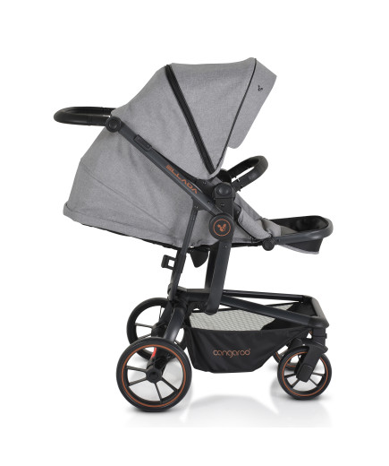 Комбинирана детска количка Ellada 2в1 сив