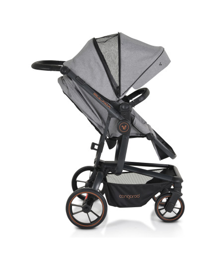 Комбинирана детска количка Ellada 2в1 сив