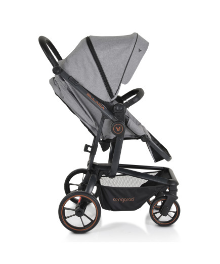 Комбинирана детска количка Ellada 2в1 сив