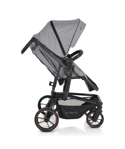 Комбинирана детска количка Ellada 2в1 сив