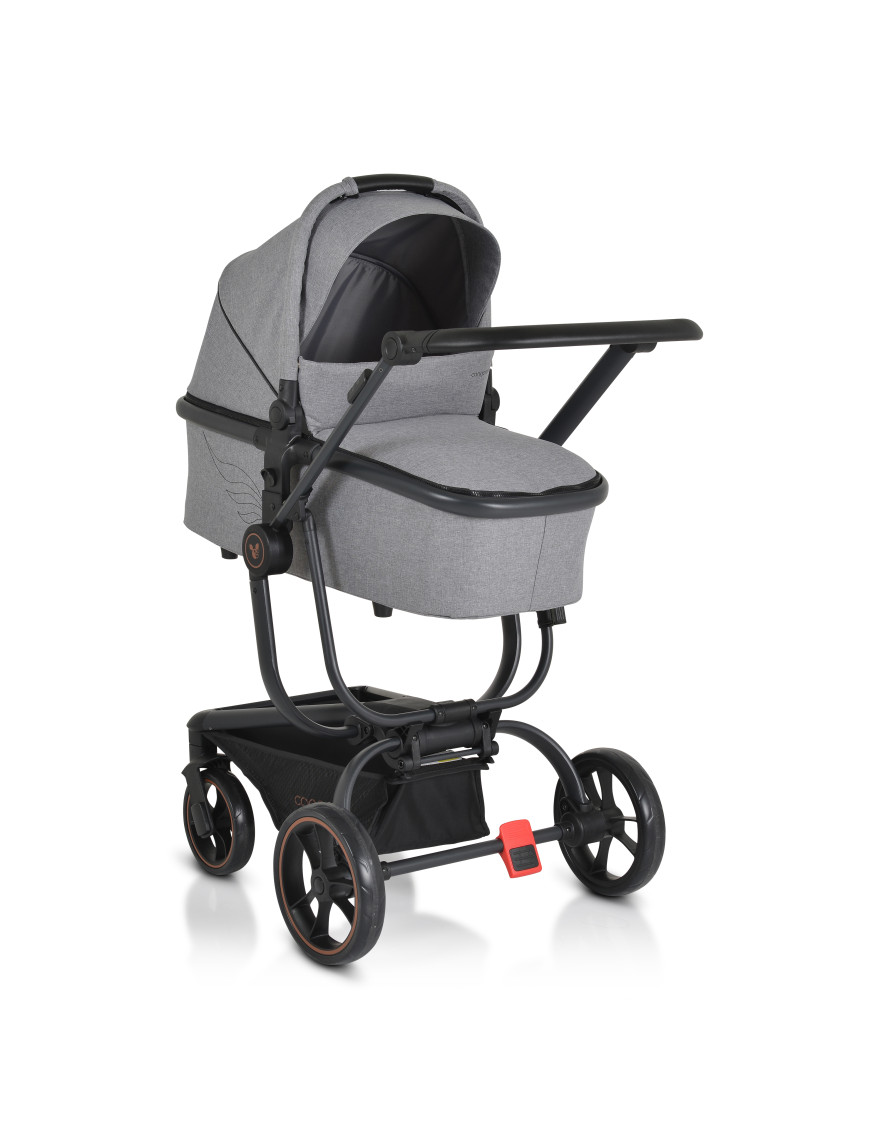 Комбинирана детска количка Ellada 2в1 сив