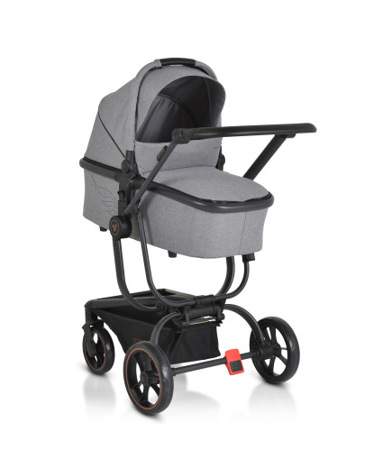 Комбинирана детска количка Ellada 2в1 сив