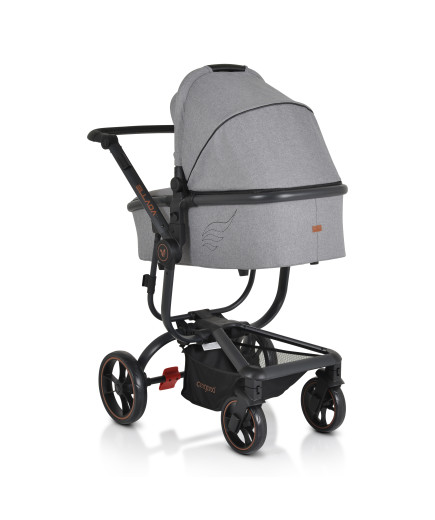 Комбинирана детска количка Ellada 2в1 сив