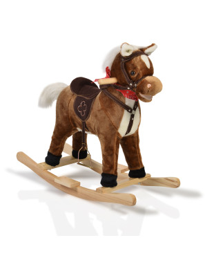 Люлка плюшена кон Chipper кафе