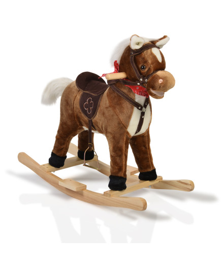 Люлка плюшена кон Chipper кафе