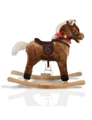 Люлка плюшена кон Chipper кафе 2