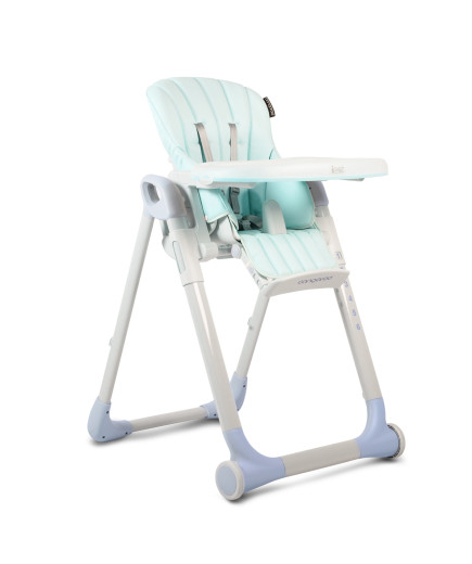 Детски стол за хранене I Eat светло син