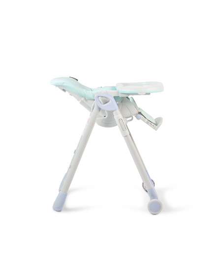 Детски стол за хранене I Eat светло син