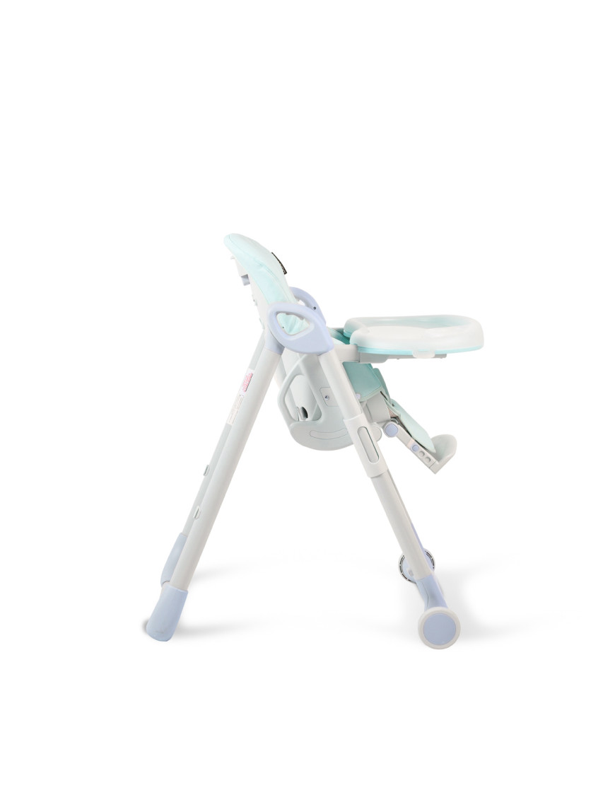 Детски стол за хранене I Eat светло син