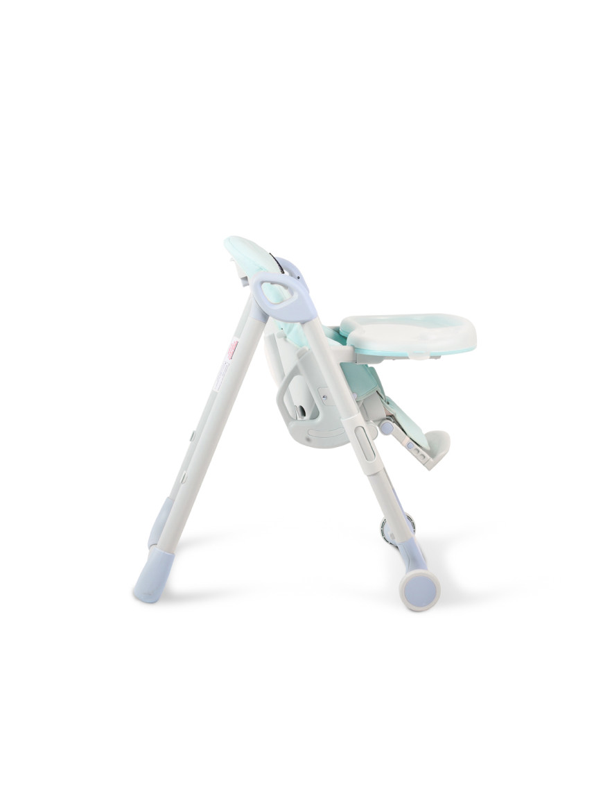 Детски стол за хранене I Eat светло син