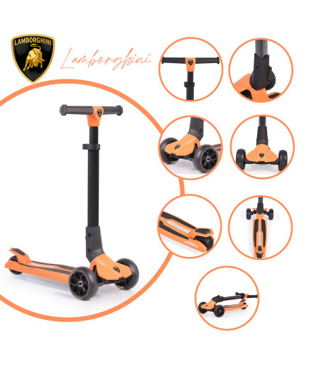 Тротинетка Lamborghini оранжев
