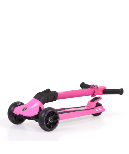 Тротинетка Lamborghini розов