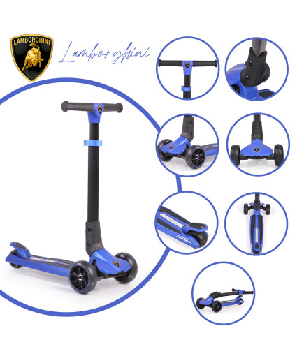 Тротинетка Lamborghini син