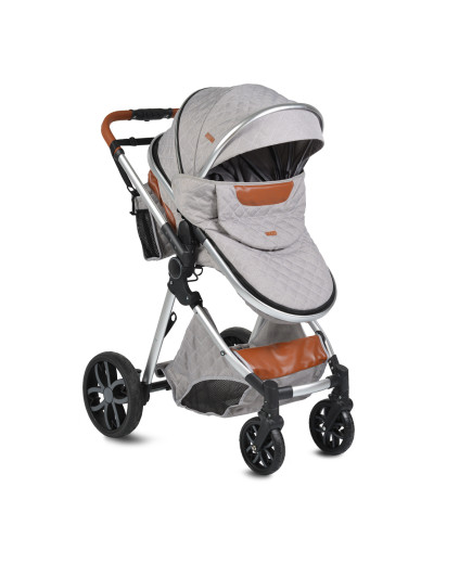 Комбинирана детска количка Alma светлосив