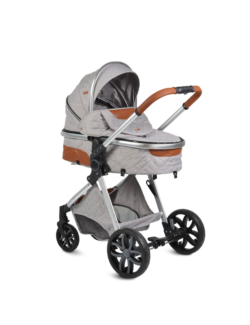 Комбинирана детска количка Alma светлосив