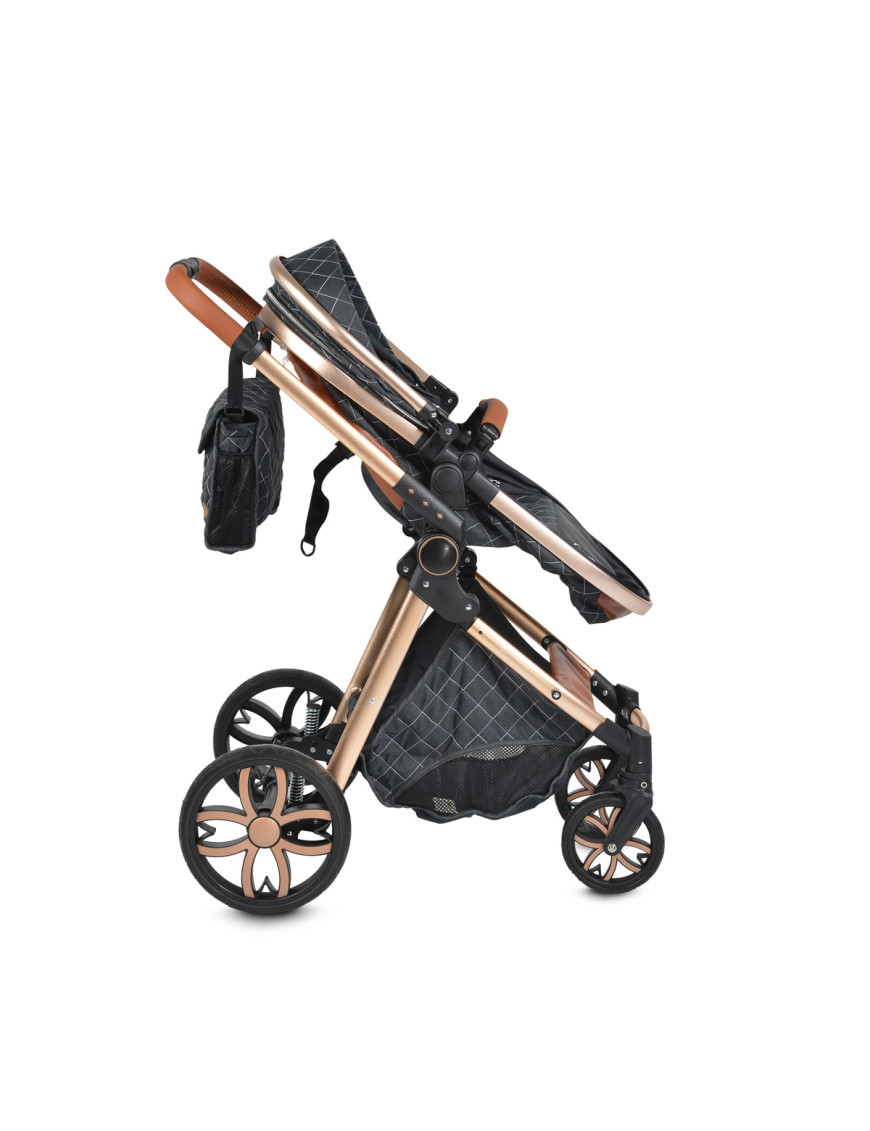 Комбинирана детска количка Alma черен