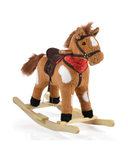 Люлка плюшена кон Thunder каки